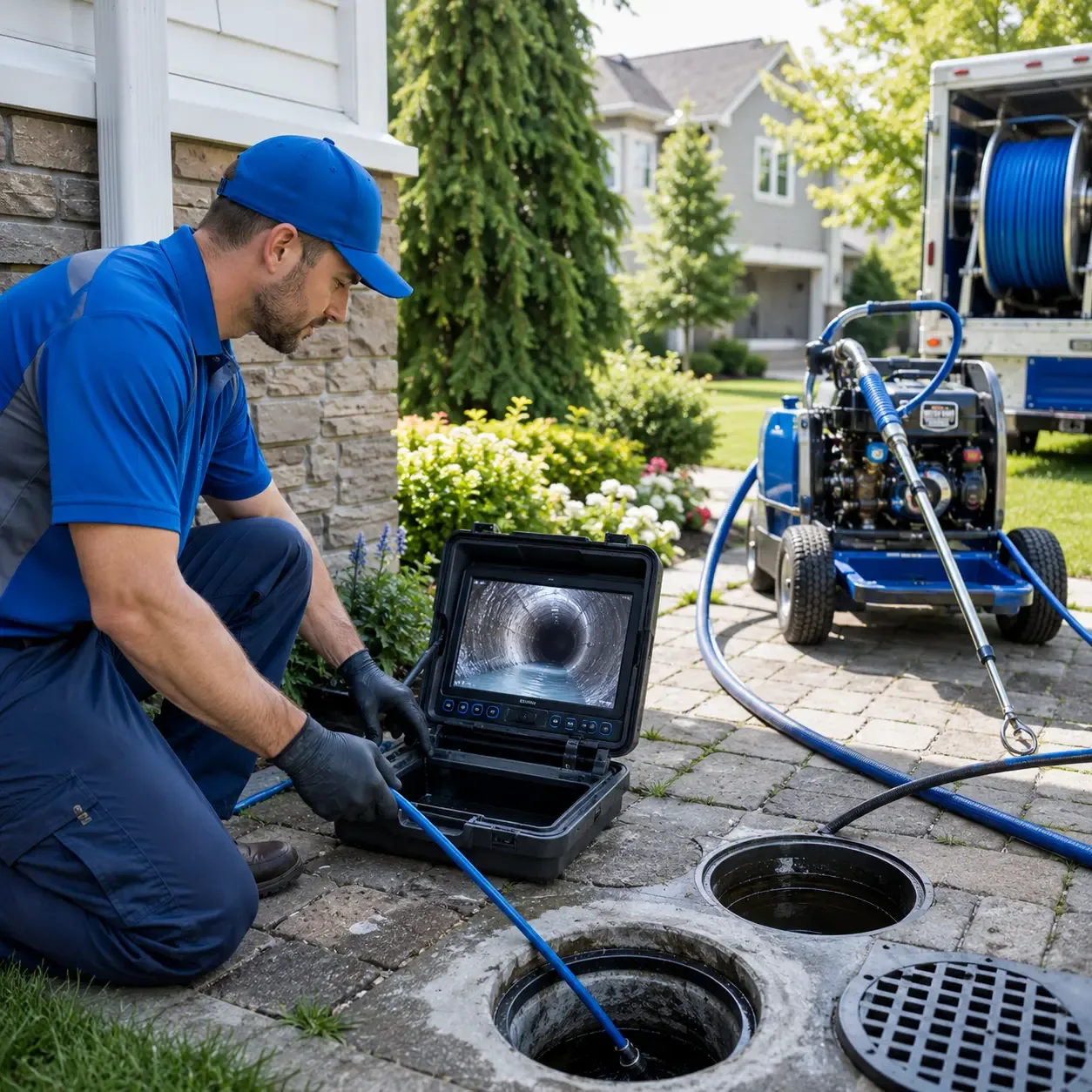 Outdoor drain cleaning professionals serving Knott, TX