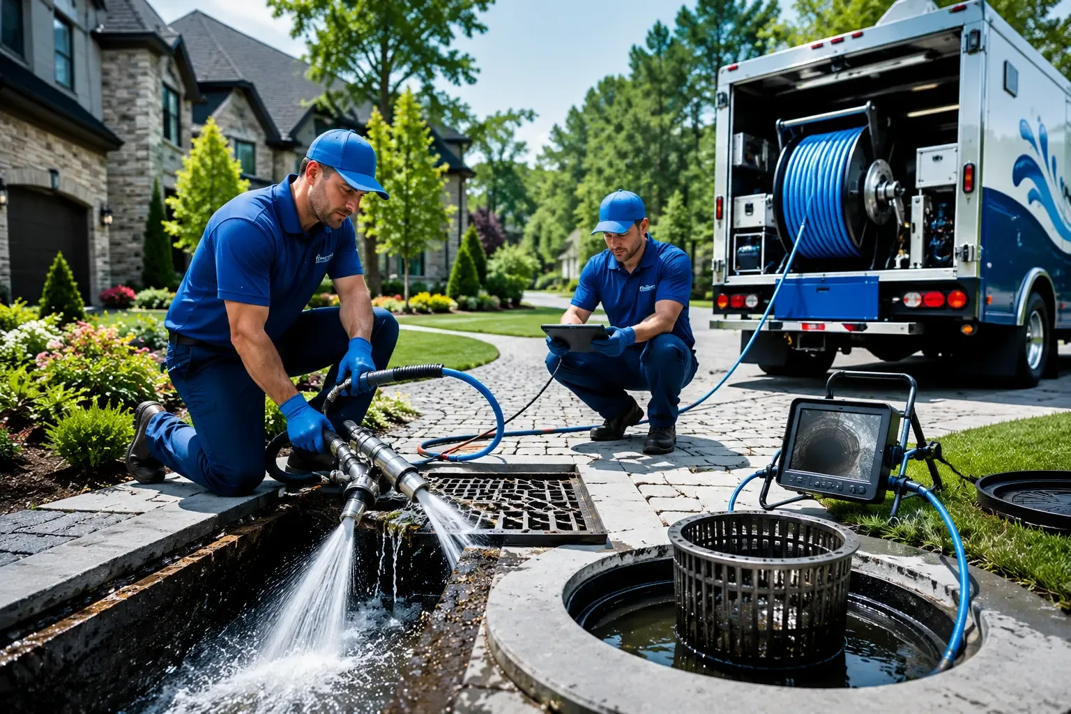 Local outdoor drain cleaning professionals in Knott, TX